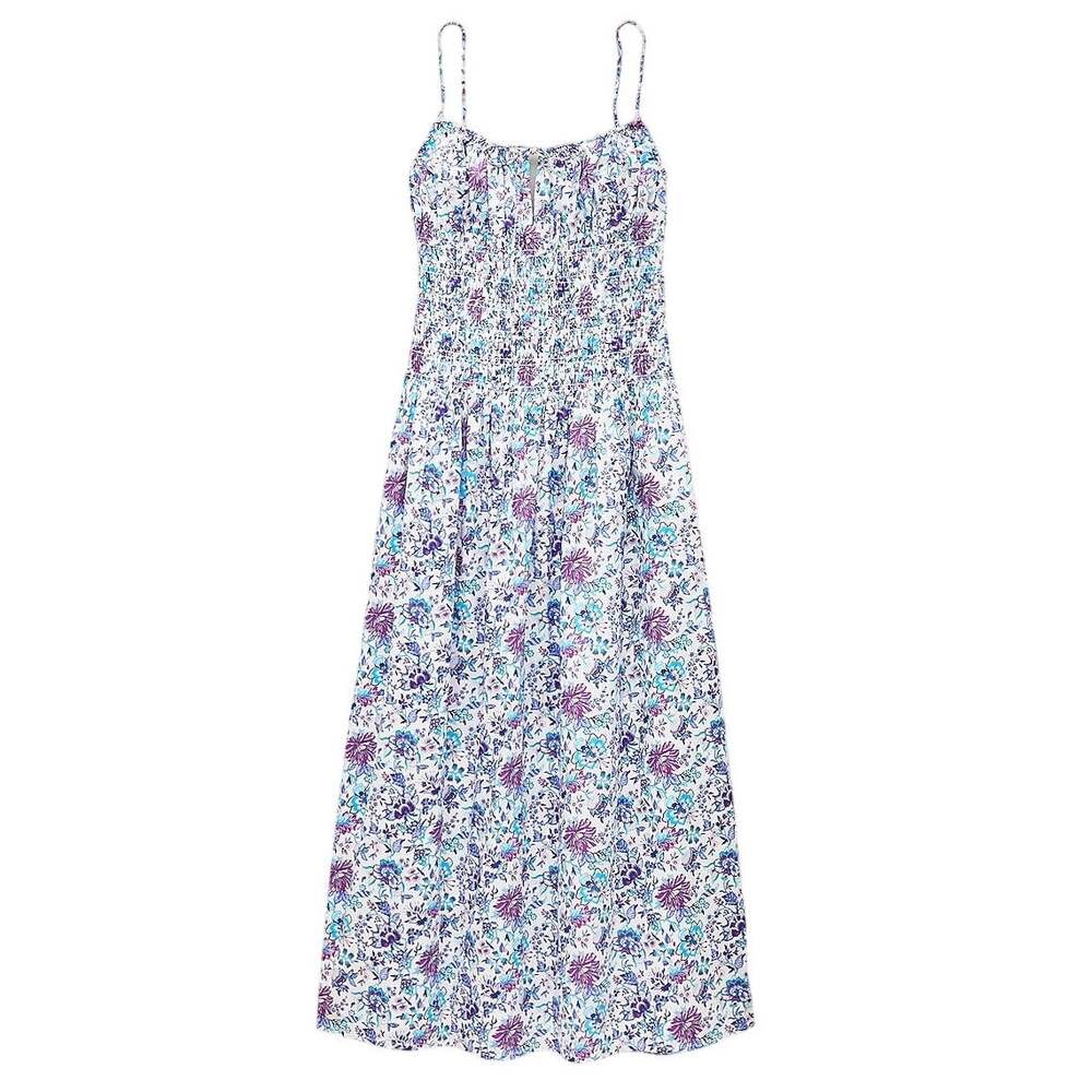 J. Crew Smocked Sundress In Liberty Christelle Women's Size Large EUC